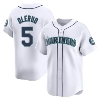 Men's Limited White John Olerud Seattle Mariners Home Jersey