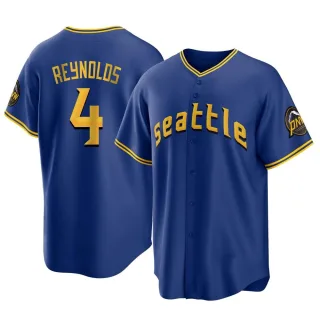 Men's Replica Royal Harold Reynolds Seattle Mariners 2023 City Connect Jersey