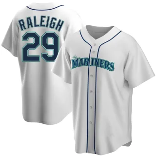 Cal Raleigh Game Used Marineros Jersey - 9/17/2023 vs. LAD - Size 48